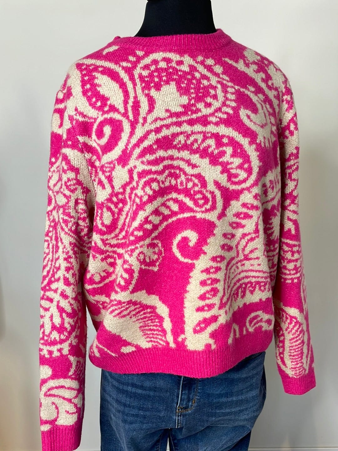 Pink Paisley Longsleeve Top