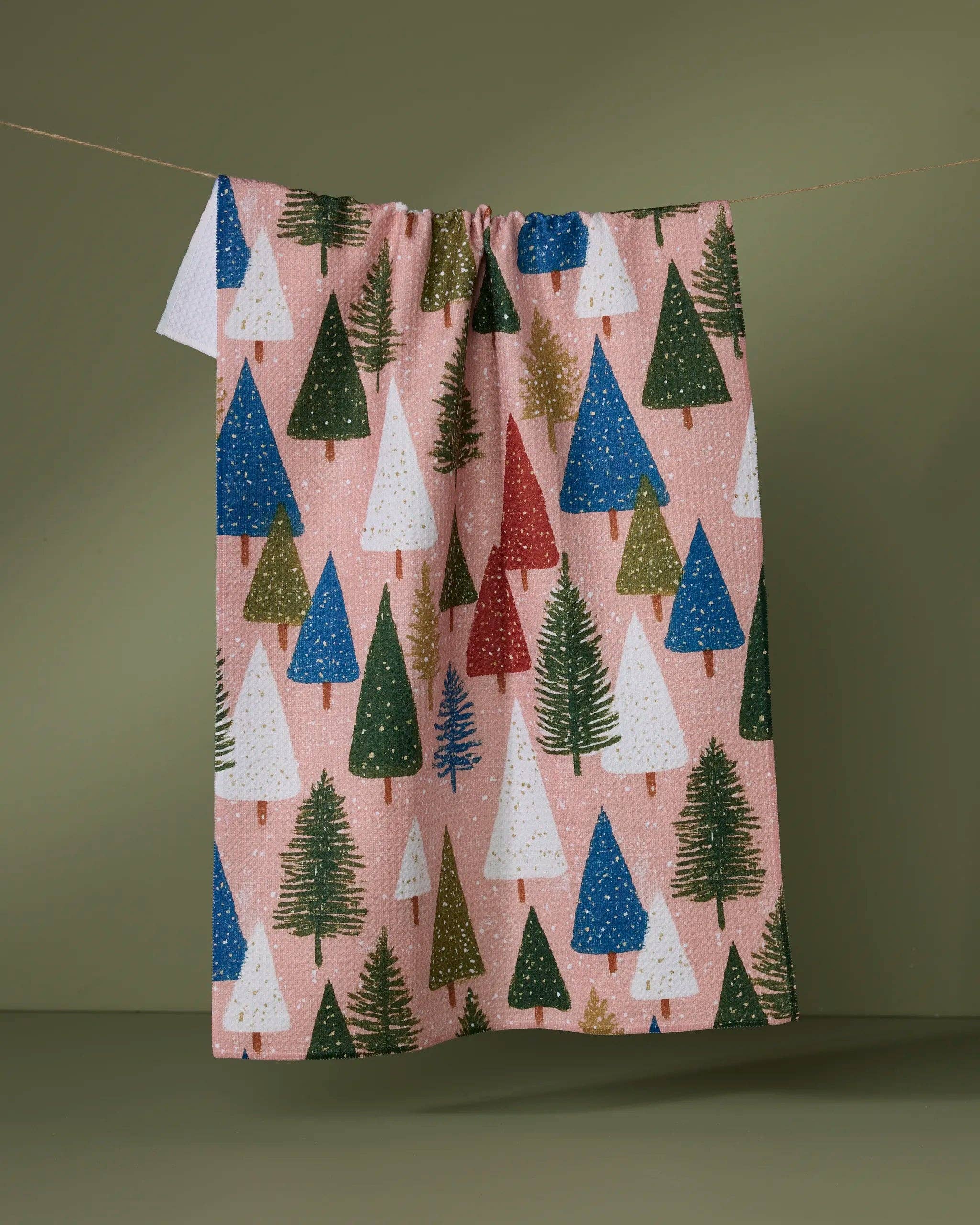 Snowdrift Pines Tea Towel