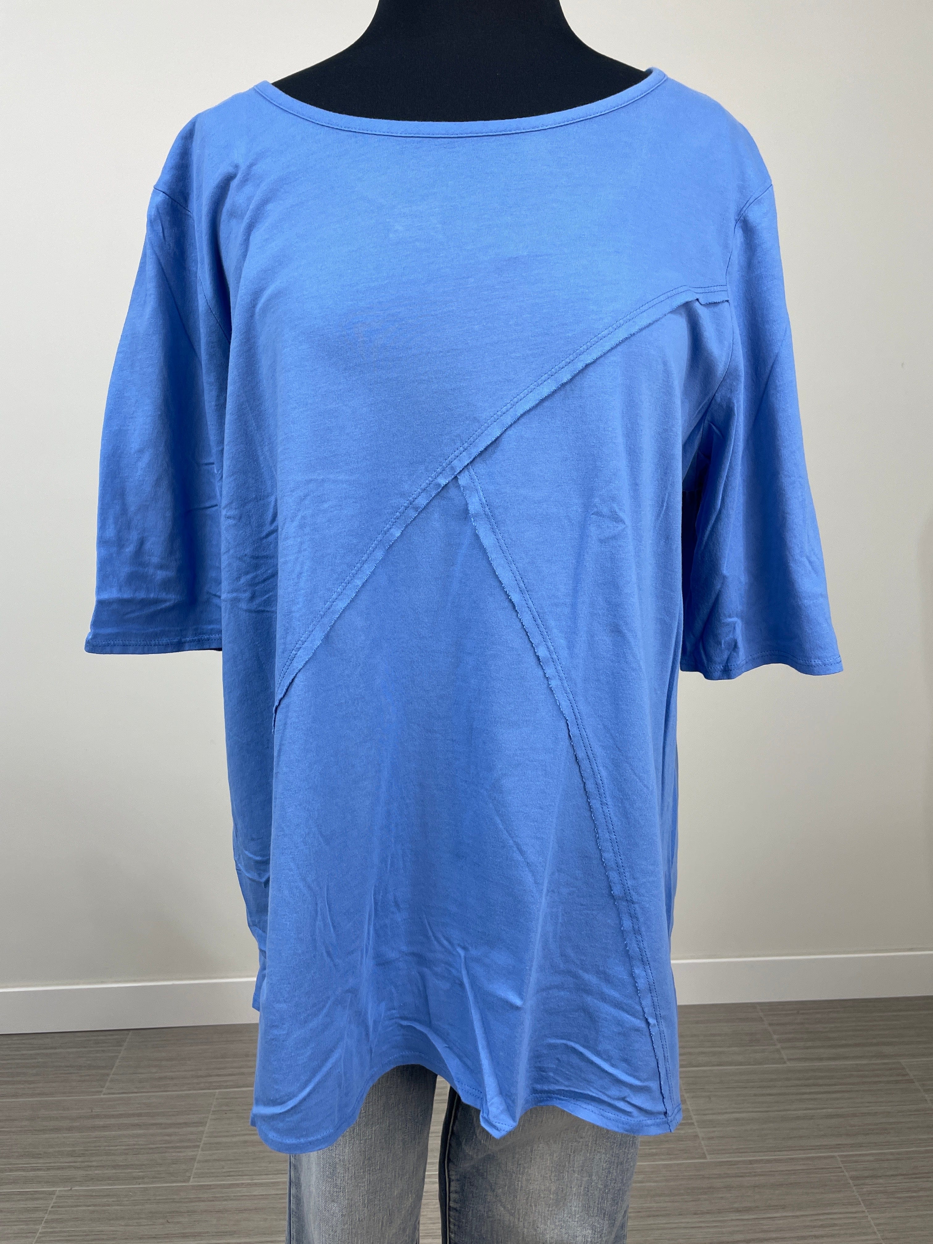 French Blue Crossline Comfort Top