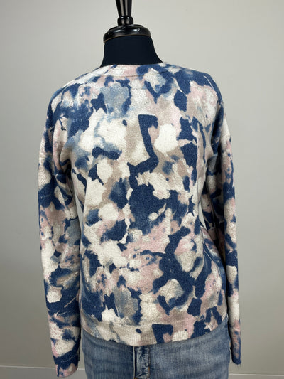 Blue Romantic Reversible Sweater