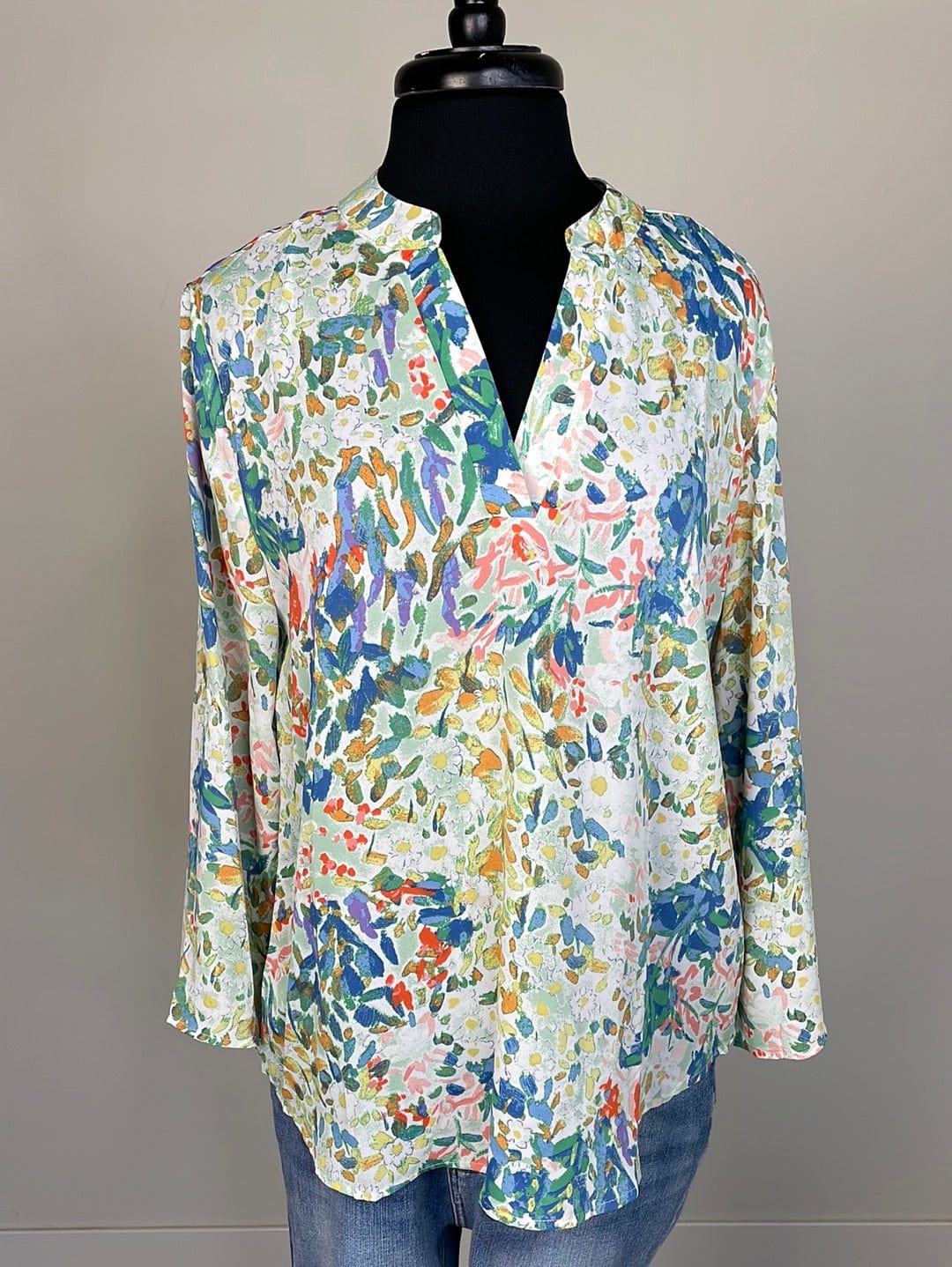 Sage Watercolor Blouse