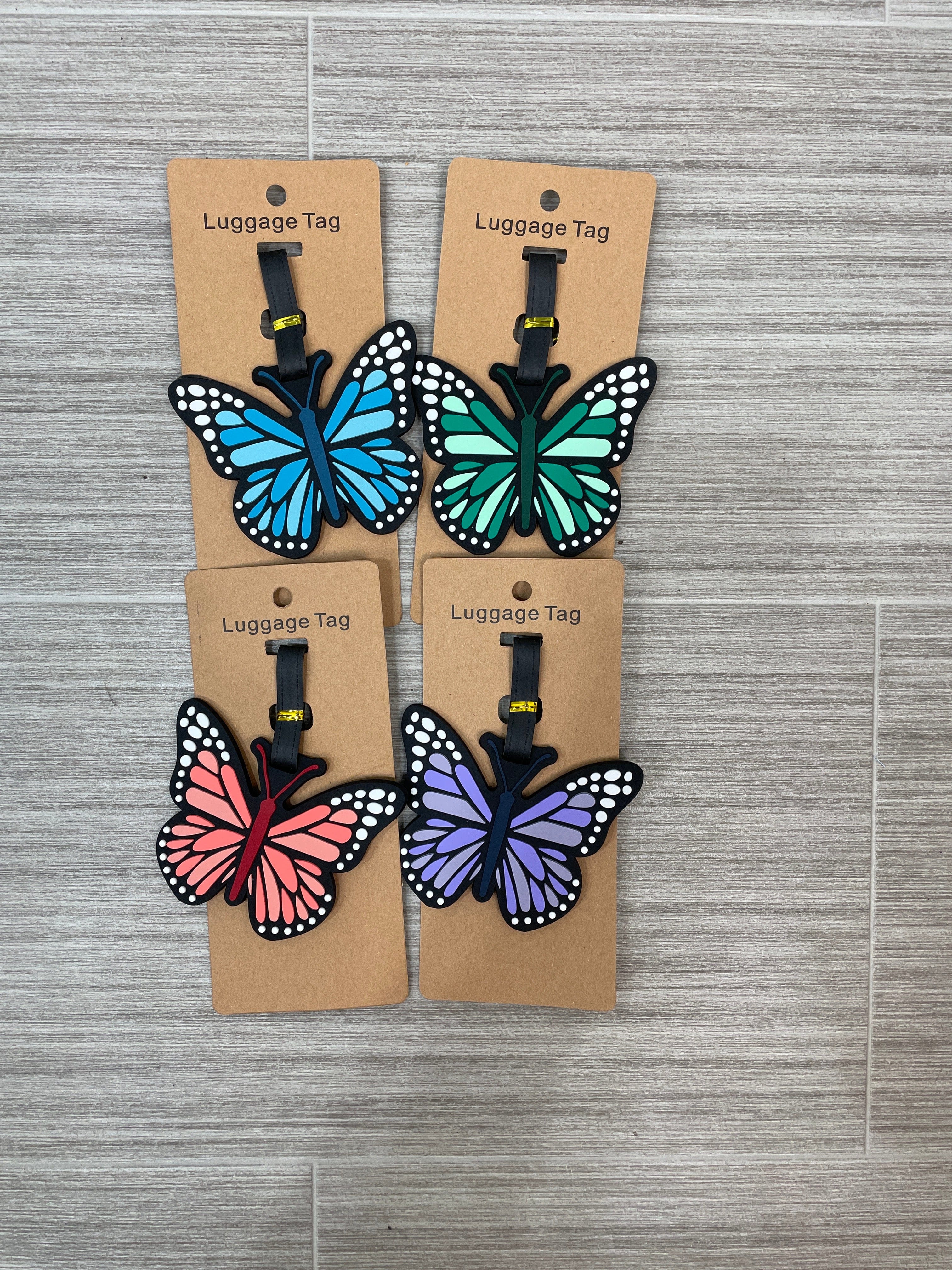 Butterfly Luggage Tags