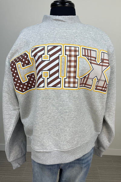 Chix Mock Neck Sweatshirt - PREORDER