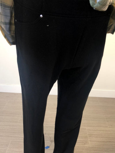 Black Soft Terry Pants
