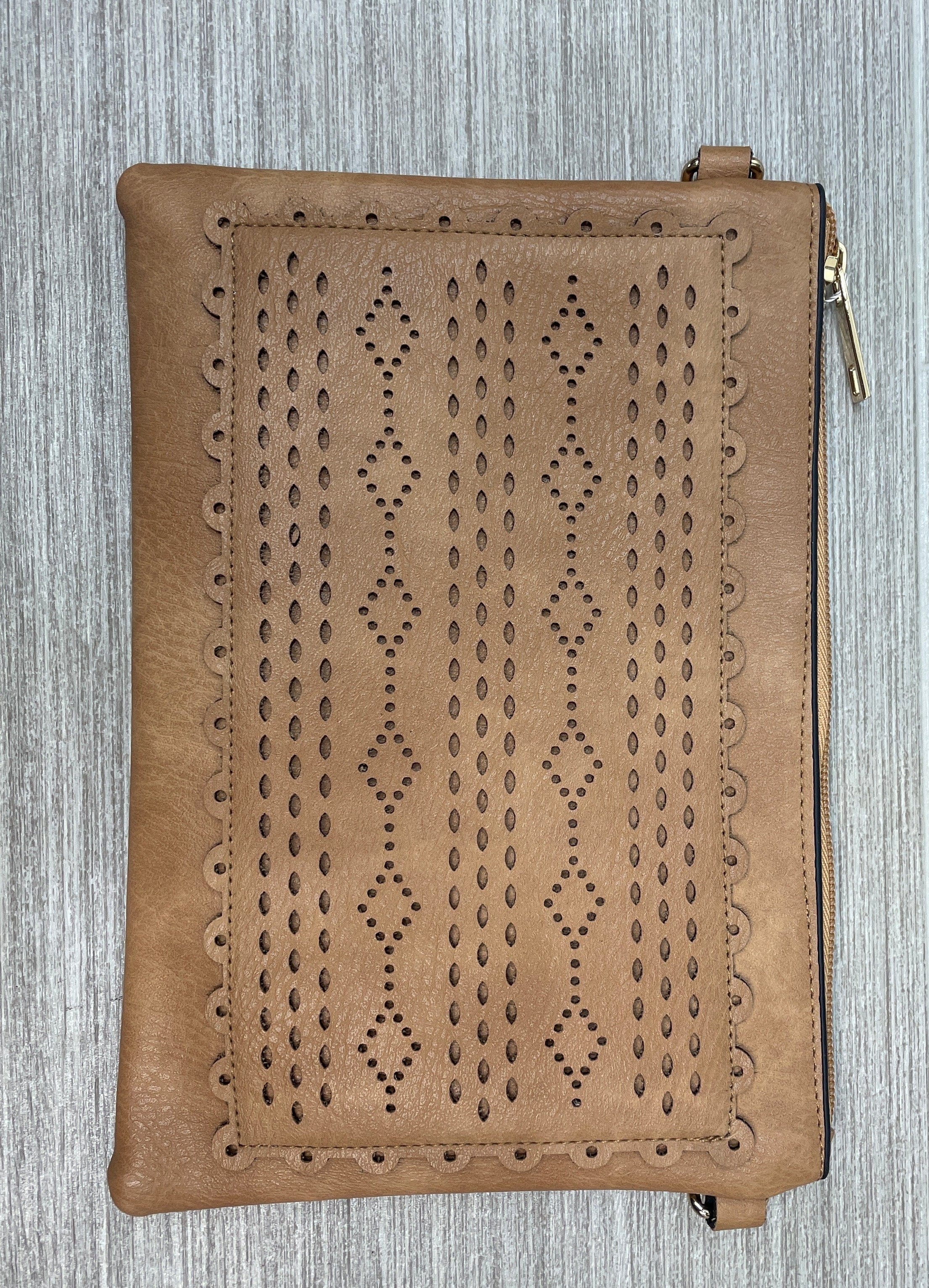 Southwestern Faux Leather Crossbody Bag