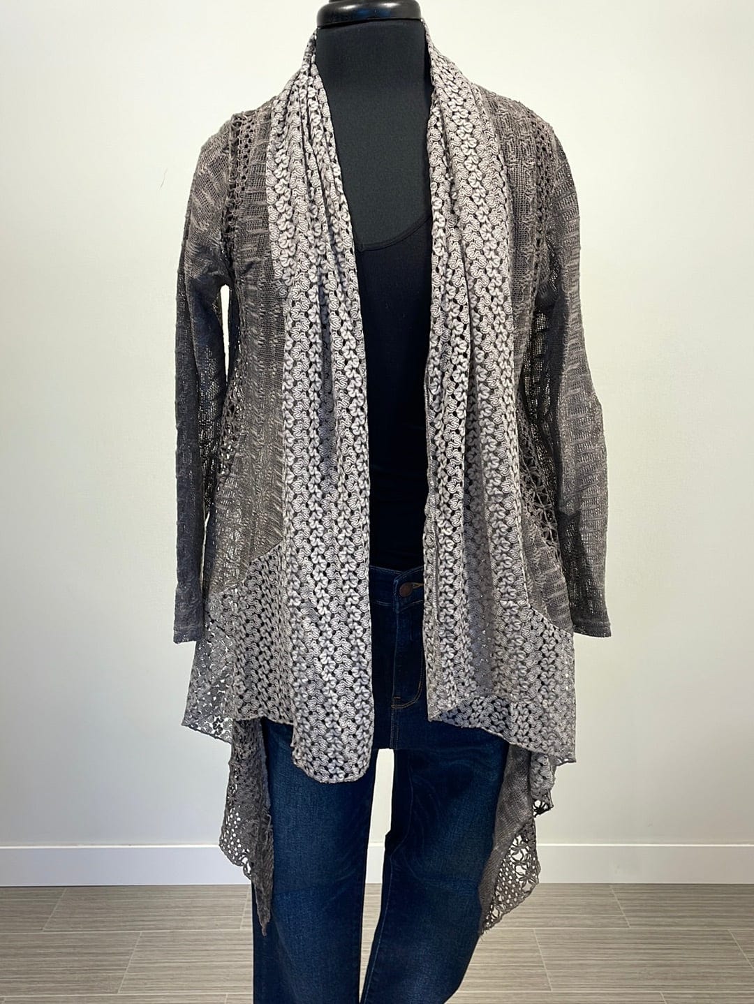 Coffee Lace Cardigan