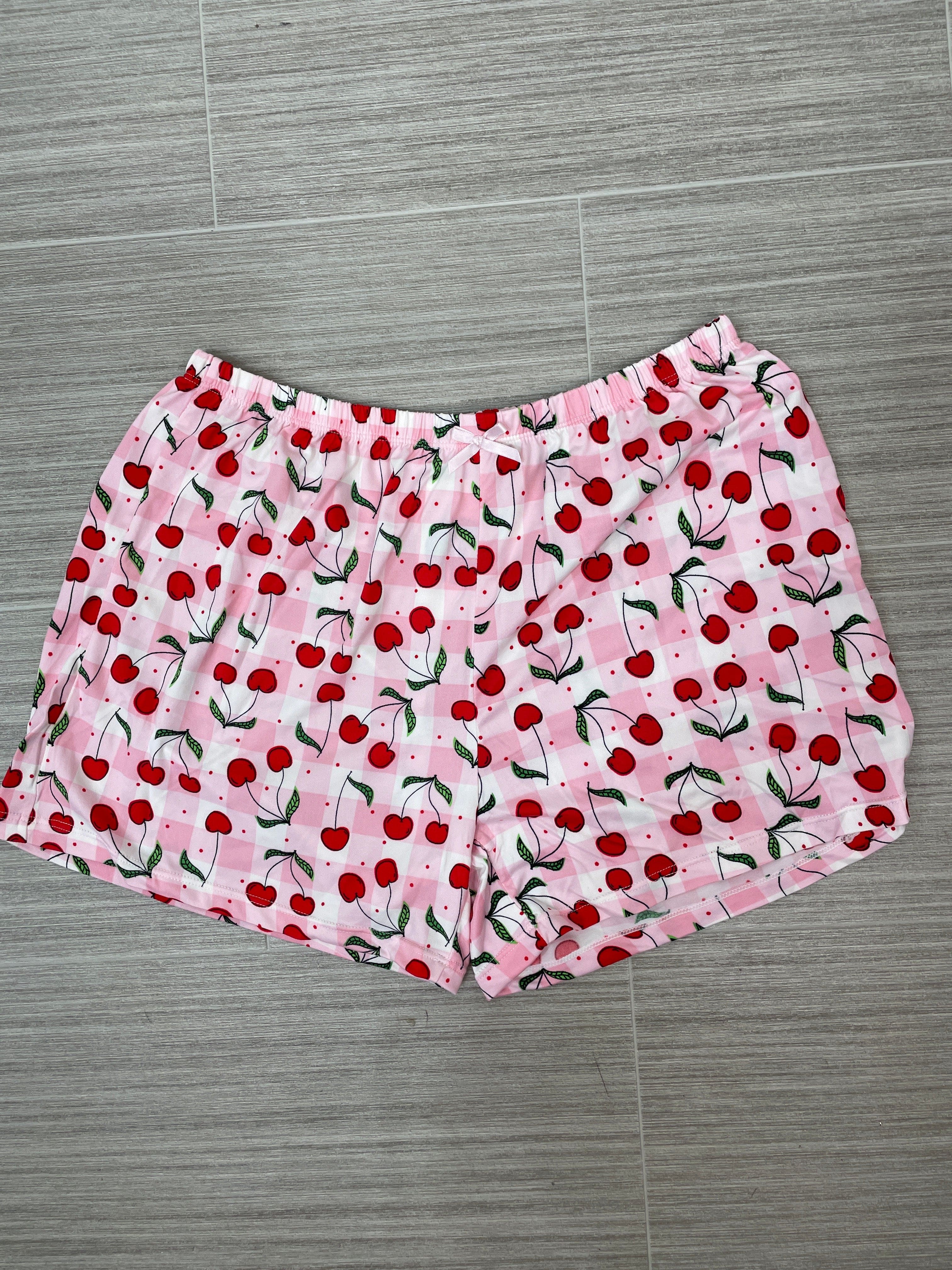 Cherry Hearts Lounge Shorts