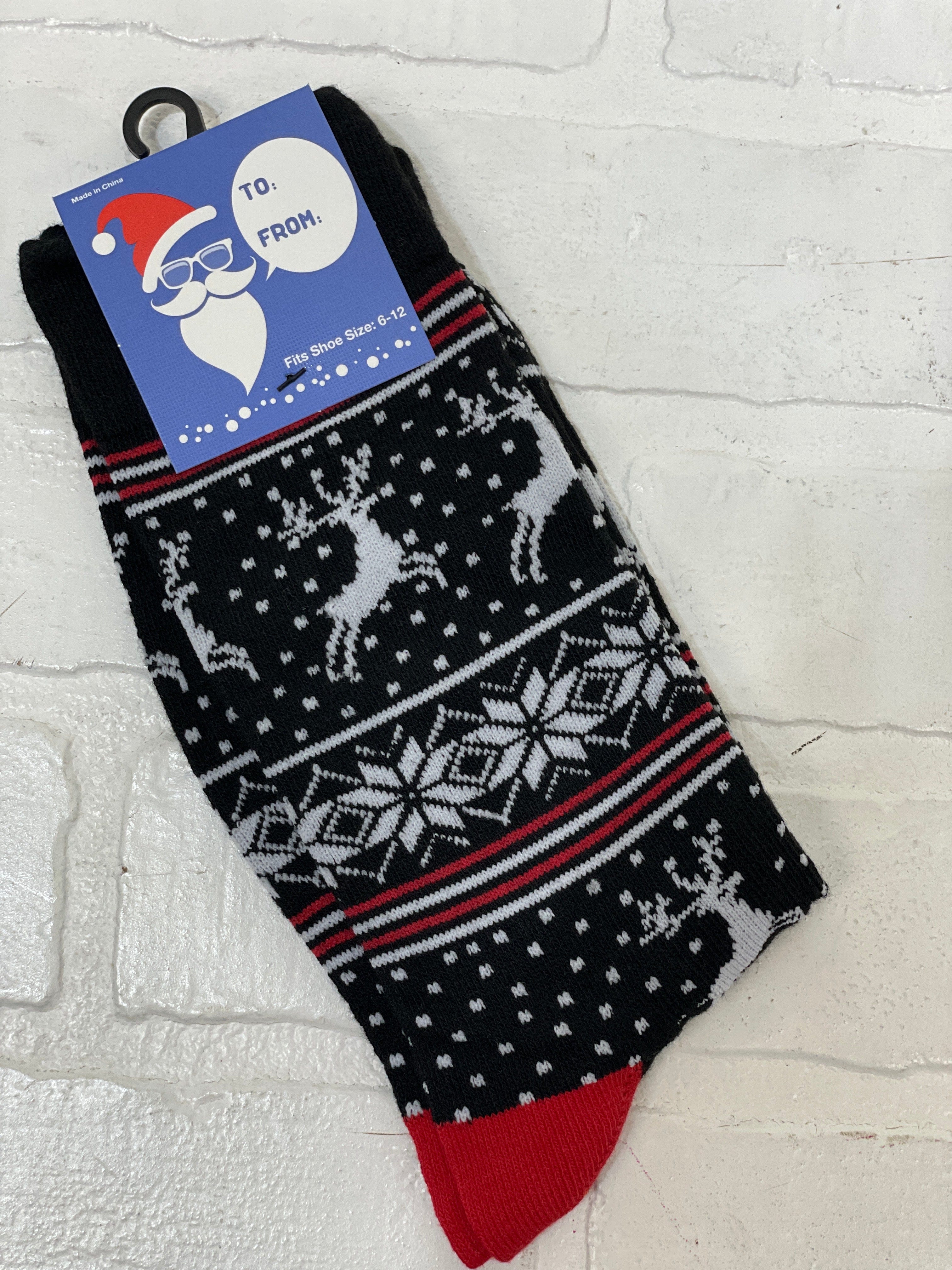 Black & Deer Men's Socks