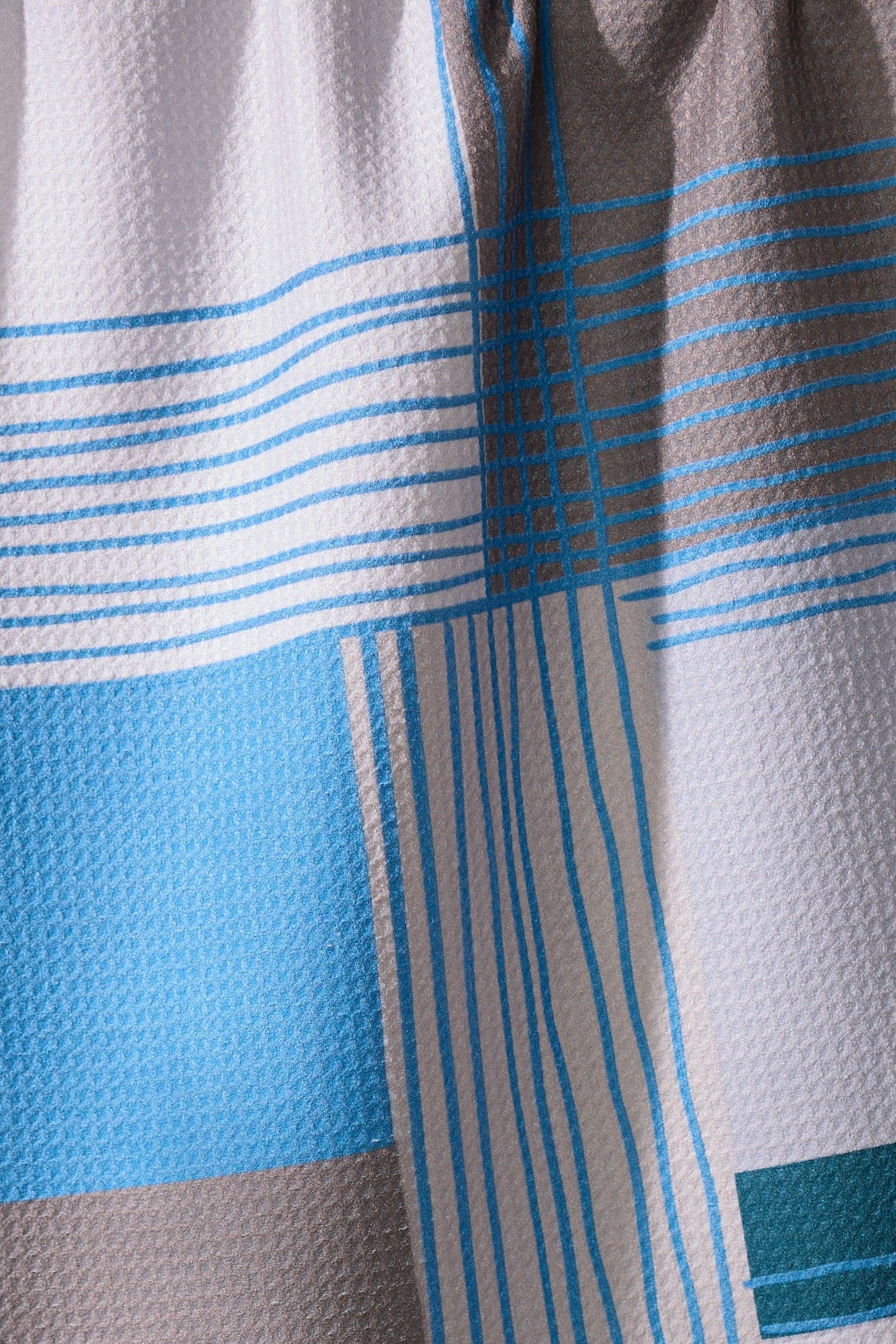 Cool Blocks Tea Towel