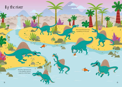 Little First Stickers Dinosaurs : Usborne