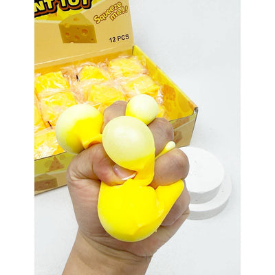 Viral Cheese Cube Squishy Toy