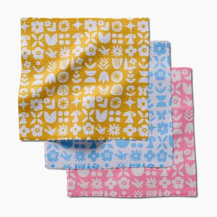 Geometry Scandi Spring Dishcloth Set