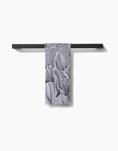 Geometry Posh Petals Fresh Linen Tea Towel
