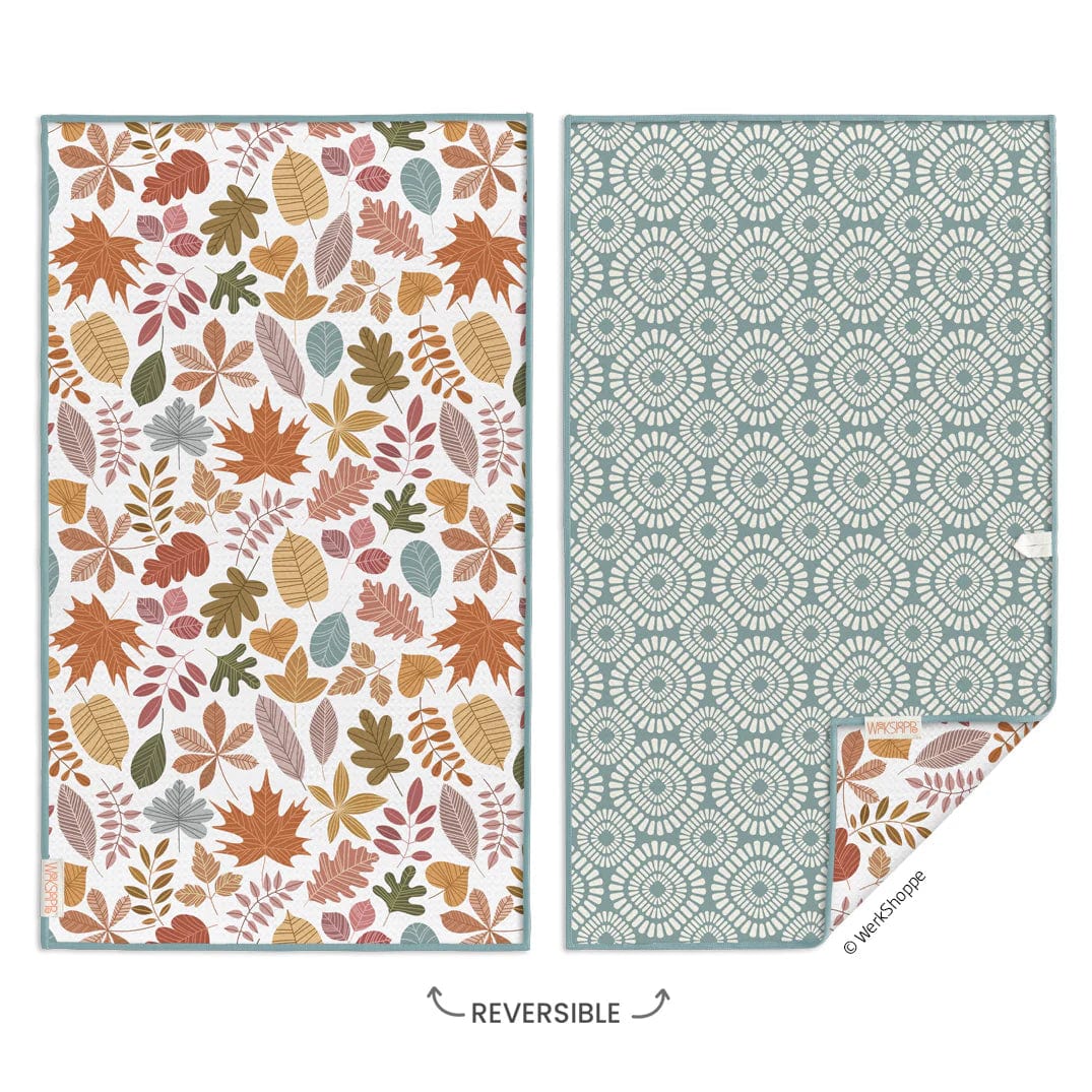 Leaf Impressions Kitchen Microfiber Towel