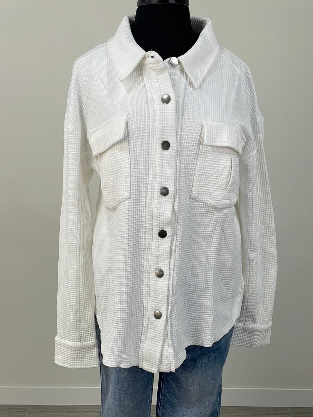 Ivory Washed Thermal Jacket
