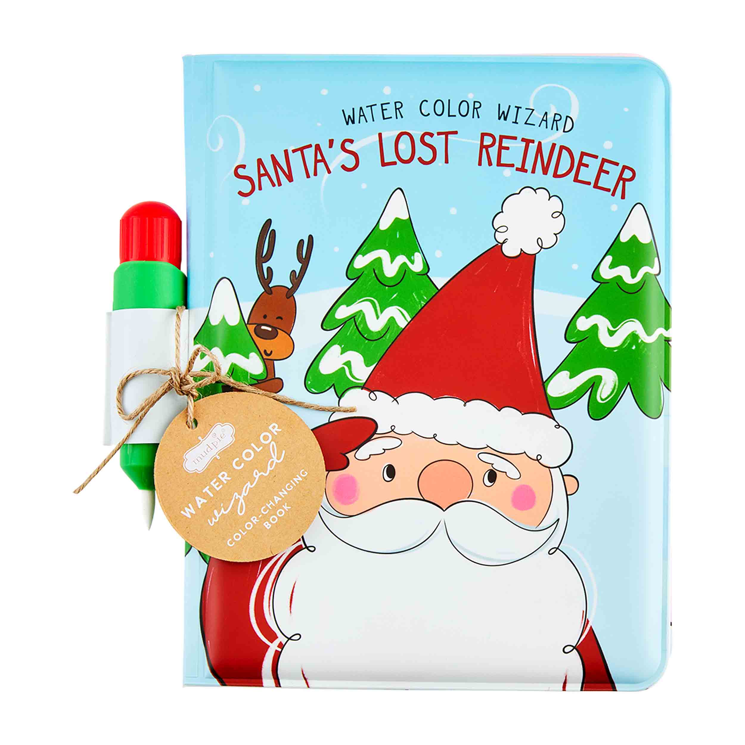 Santa's Lost Reindeer - Water Coloring Book
