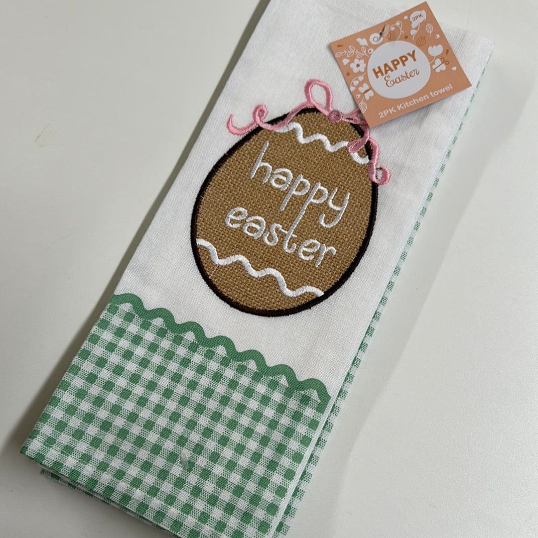 2pc Happy Easter Egg Towel