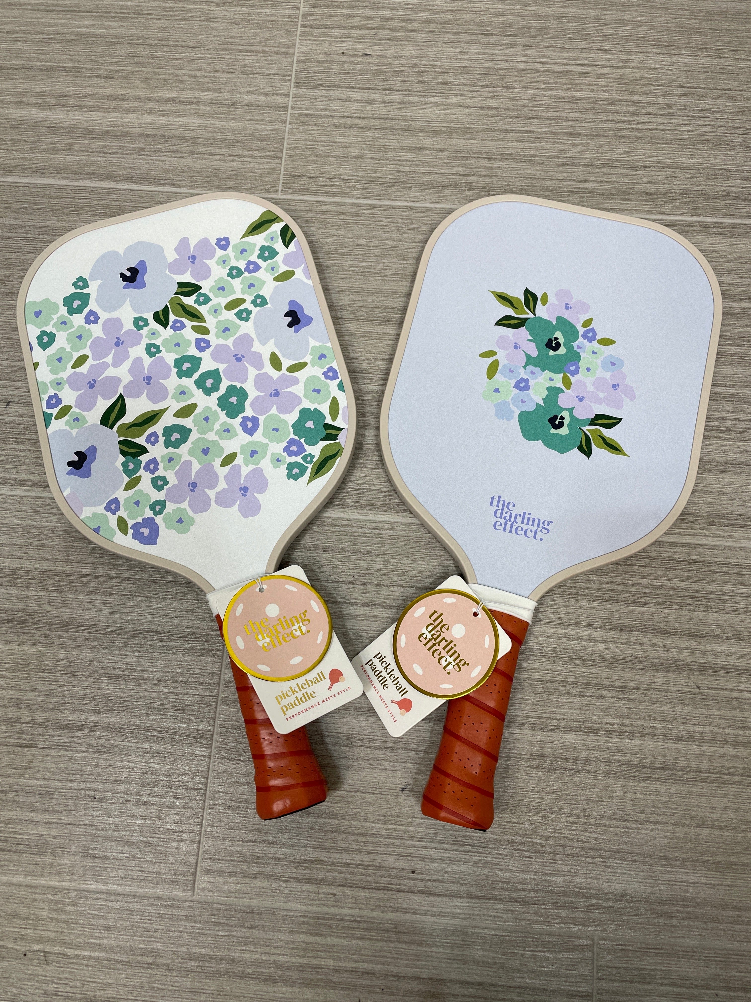 Pickleball Paddle - Lively Flora Periwinkle