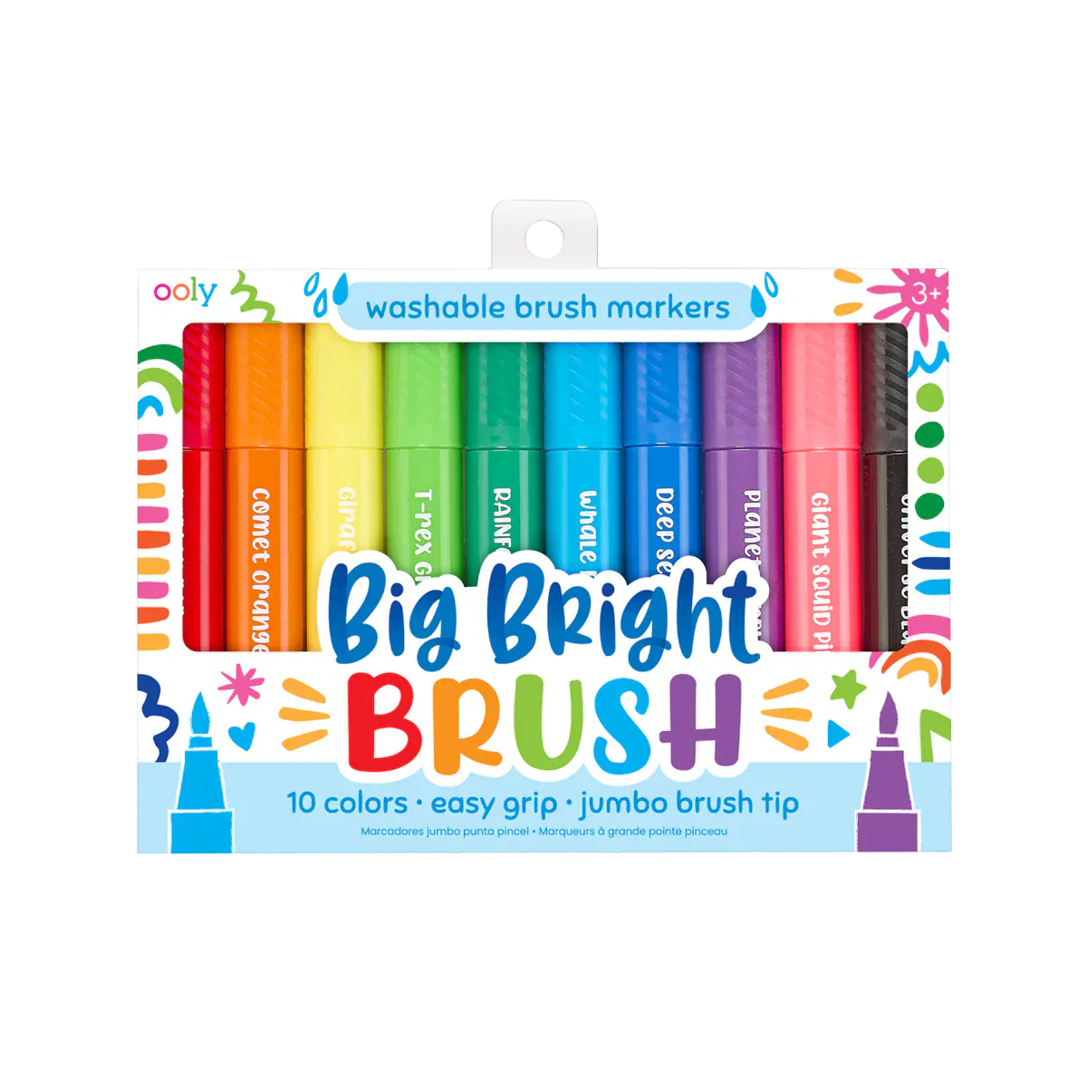 Big Bright Brush: Brush Markers - Set of 10