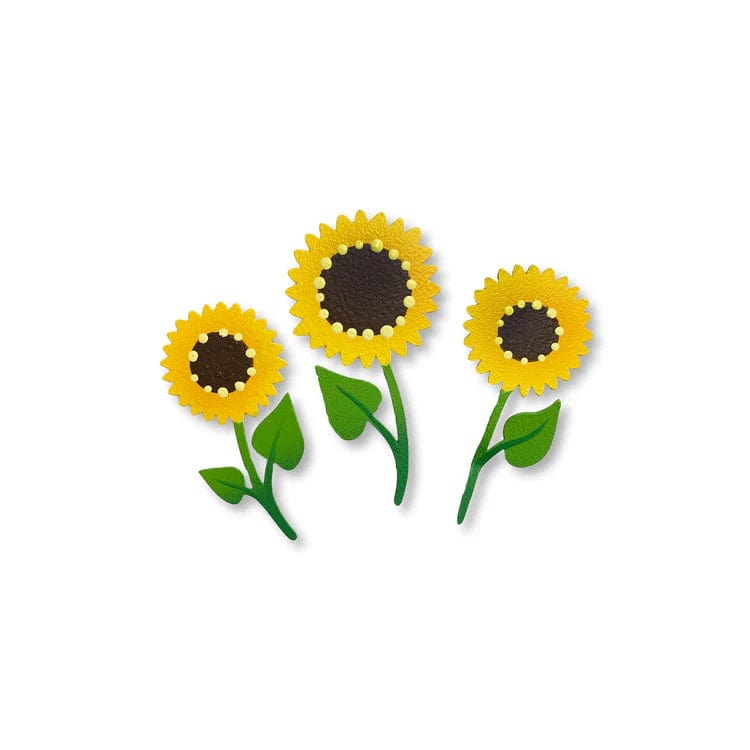 Summer Sunflower Magnets S/3