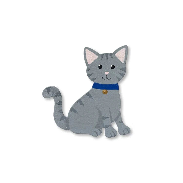Cat w/Collar Magnet