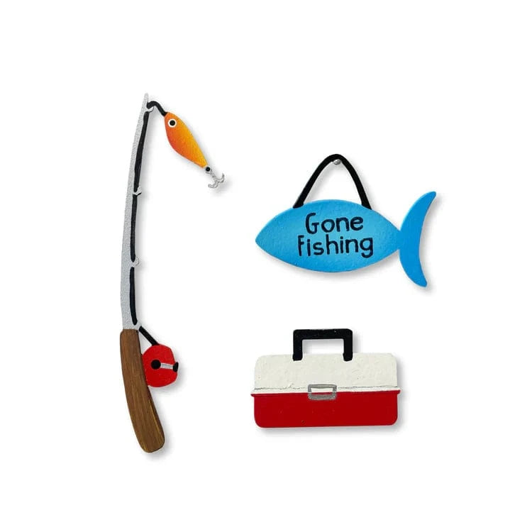 Gone Fishing Magnets S/3