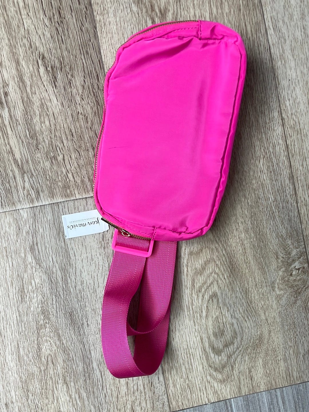 Hot Pink & Gold Belt Bag