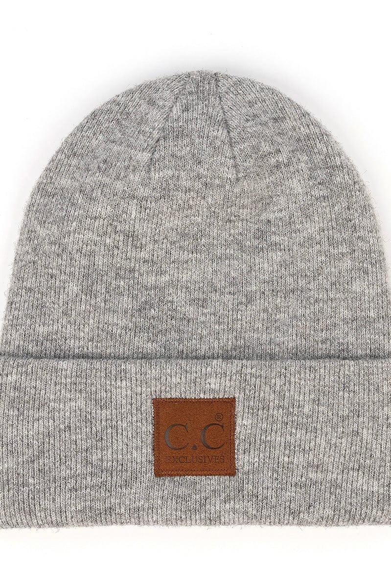 Grey Heather Classic CC Beanie