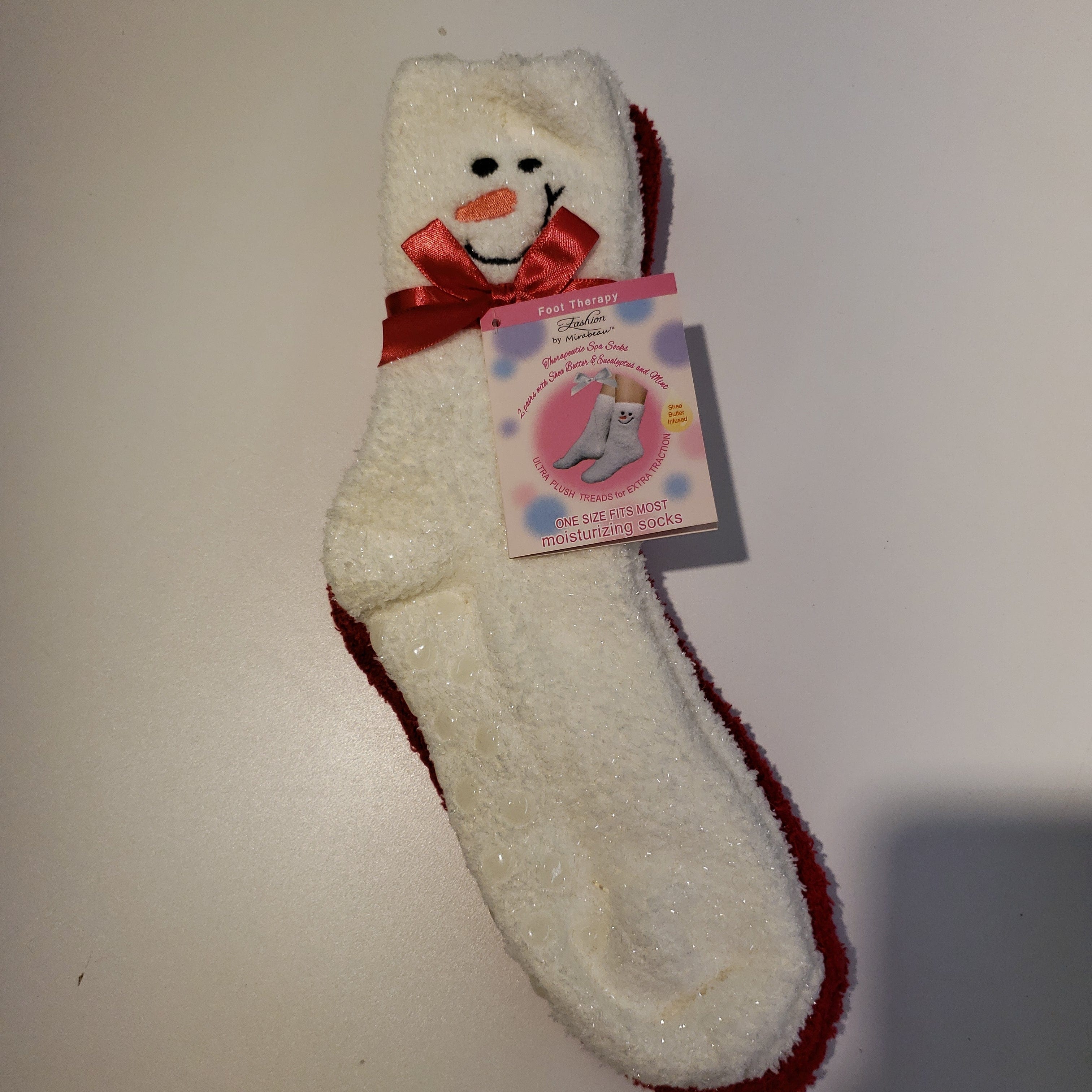 Snowman Therapeutic Socks 2pk