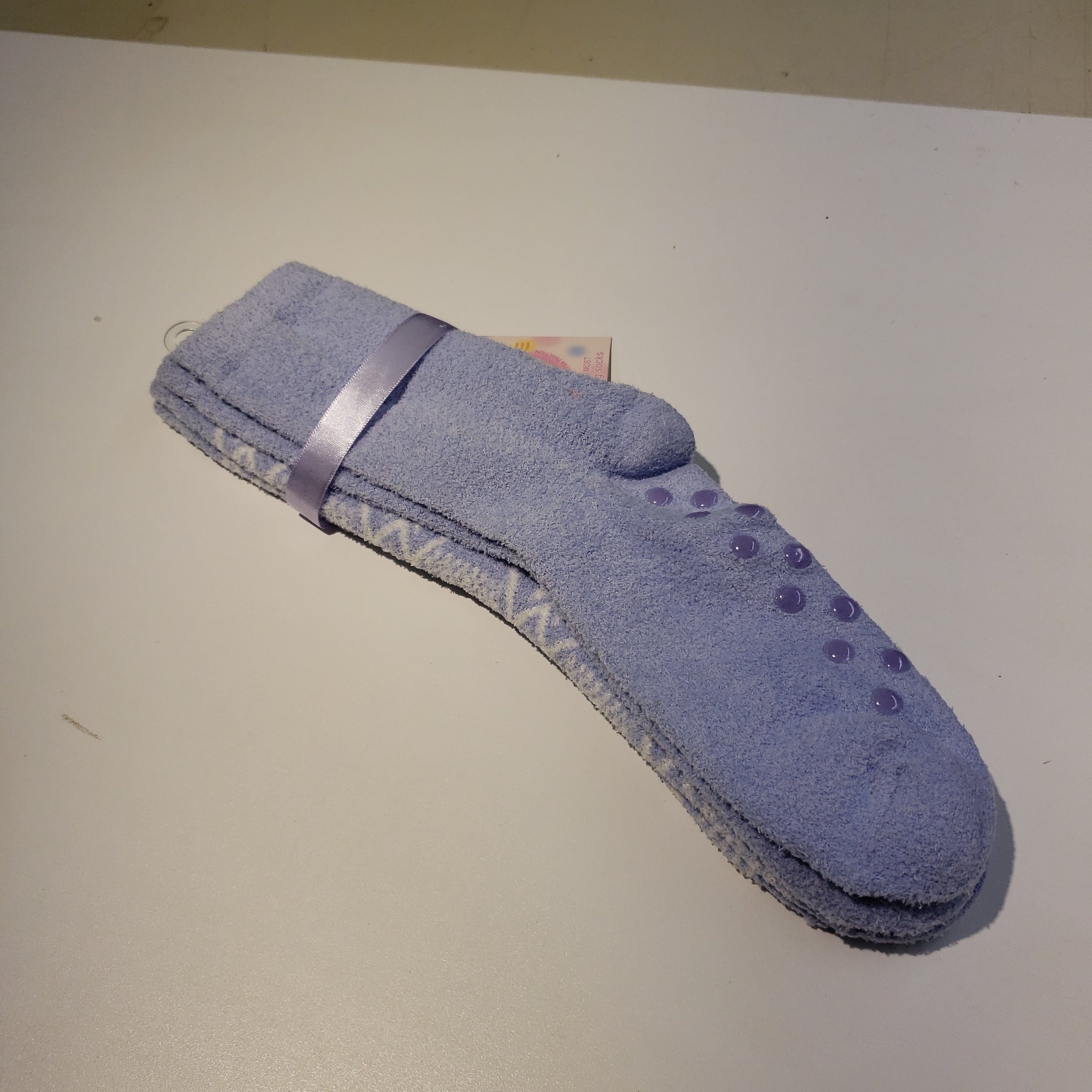 Purple Snowflake Therapeutic Socks 2pk