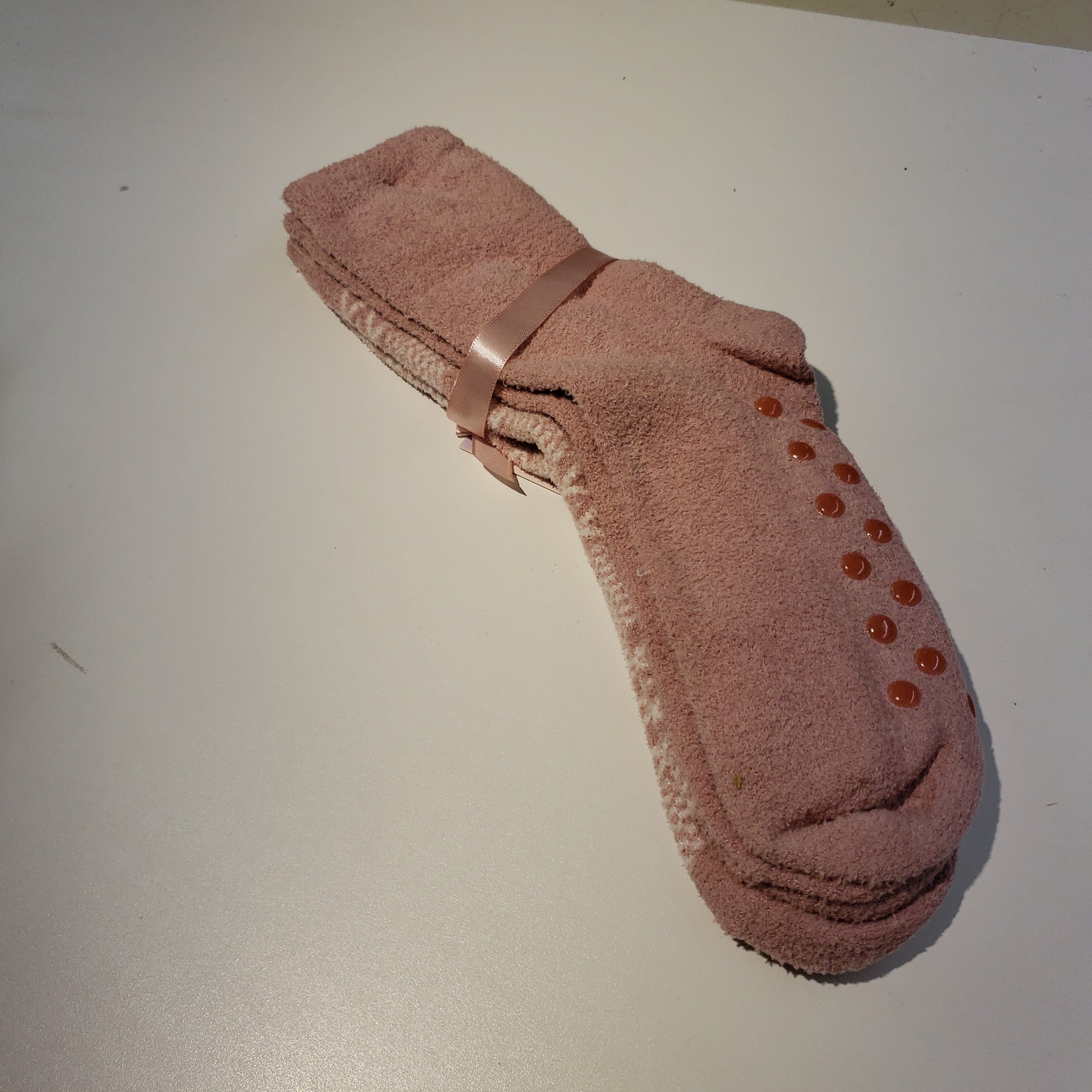 Pink Snowflake Therapeutic Socks 2pk