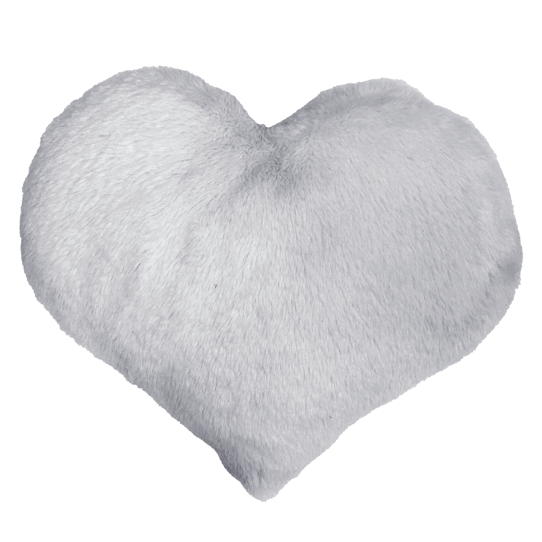 Gray Heart Warm Pal