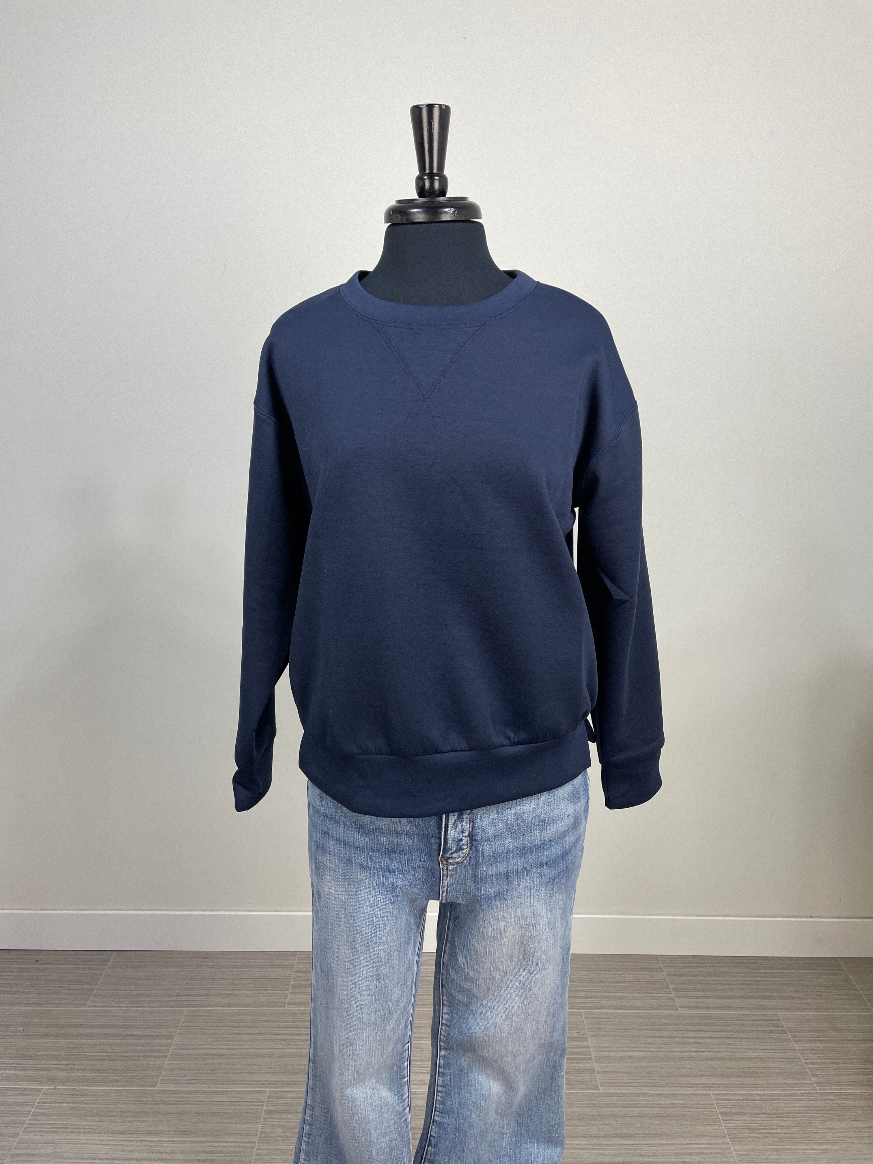 Navy Everyday Pullover