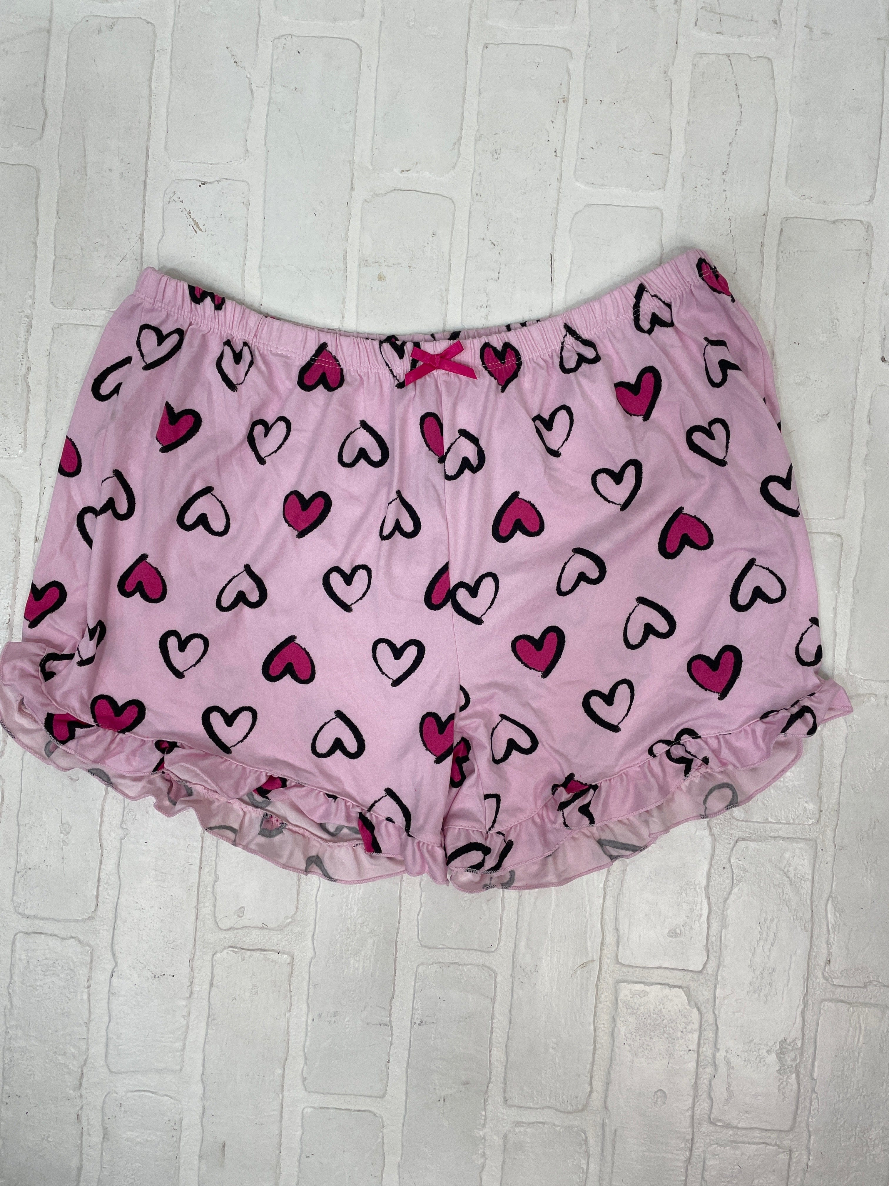 Pink with Hearts Lounge Shorts