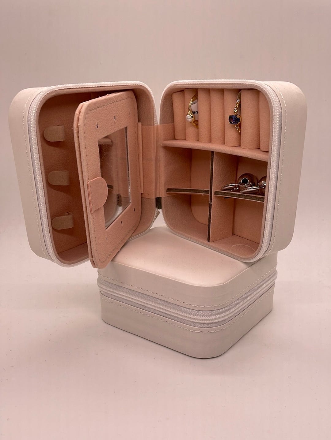 Ivory Travel Jewelry Case