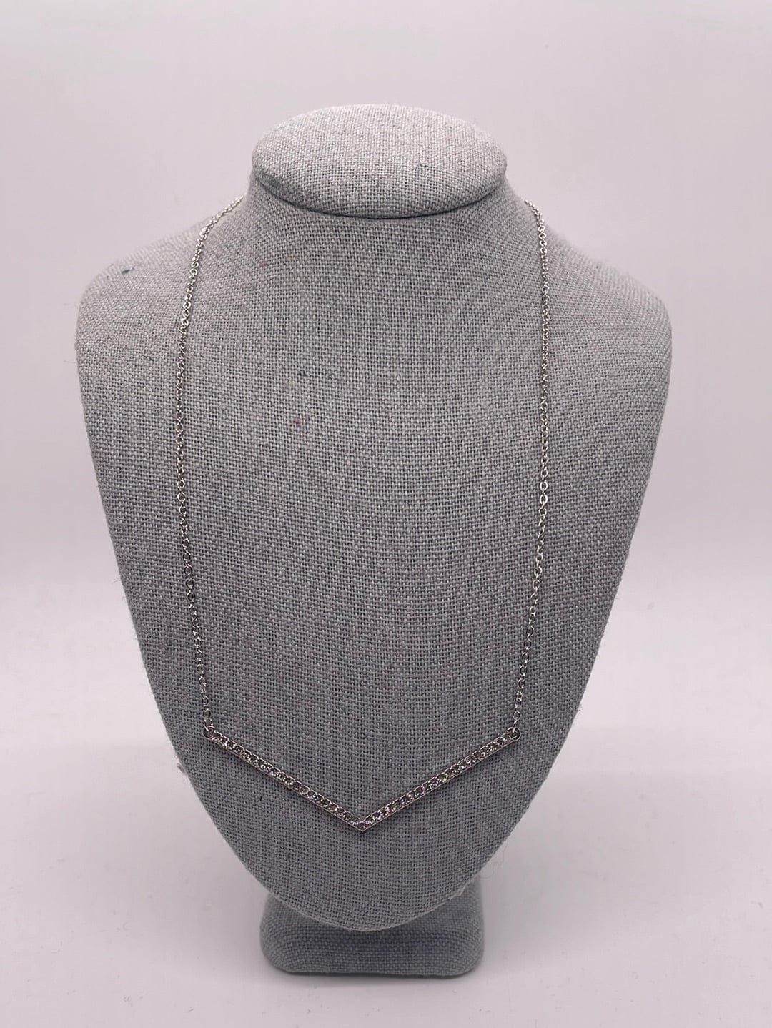 Silver Crystal Necklace