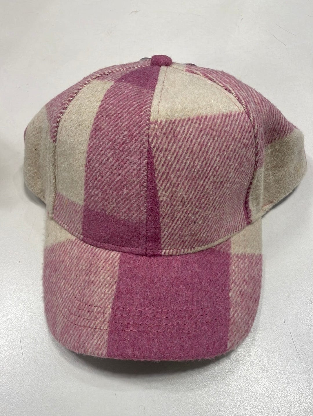 Pink Buffalo Plaid Baseball Cap