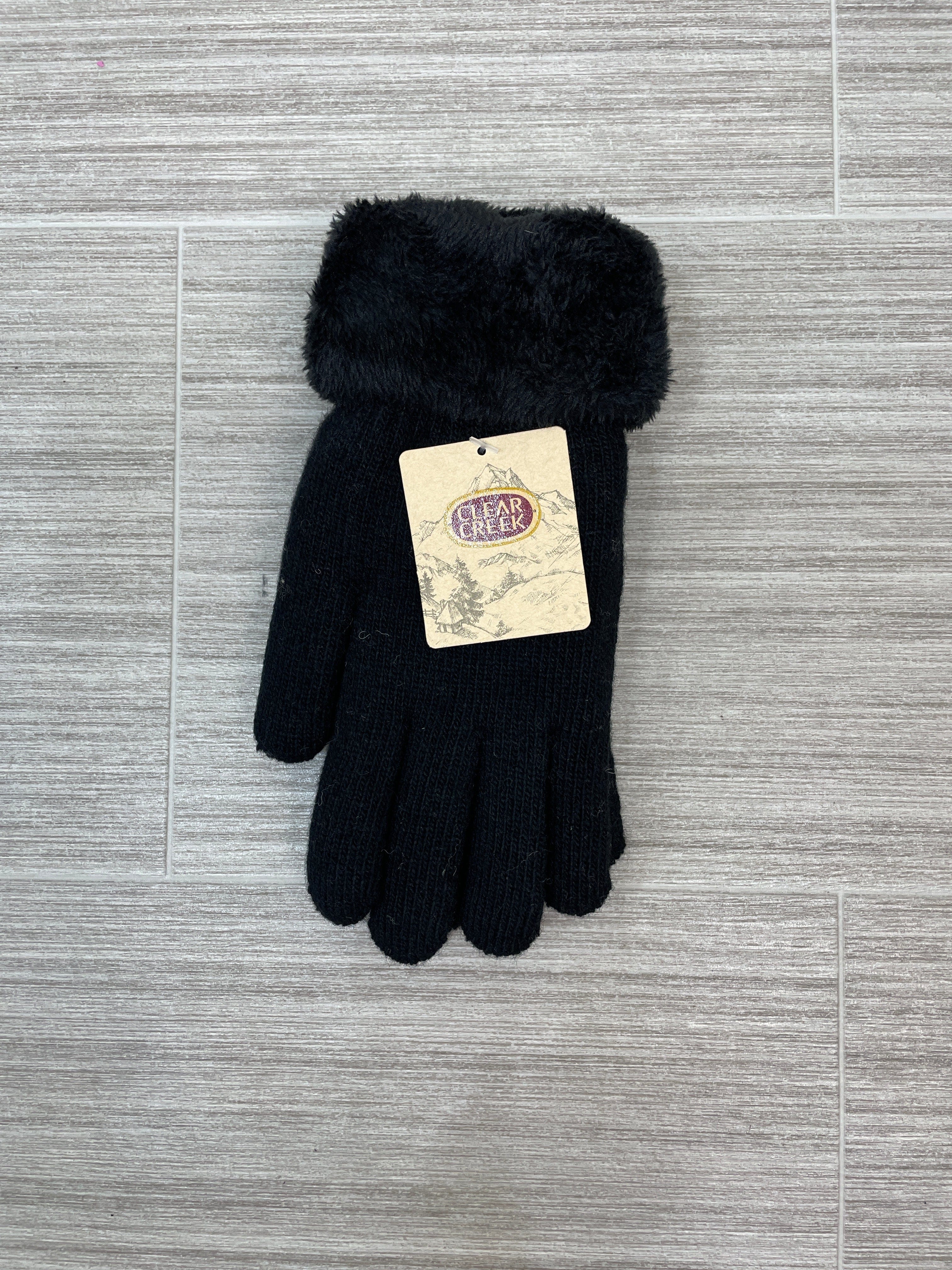 CC Women's Sherpa Black Glove