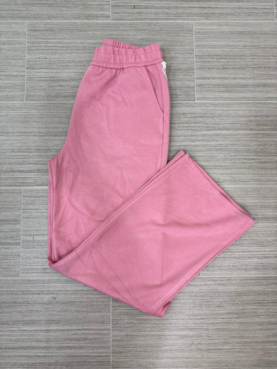Pink Scuba Straight Leg Pants