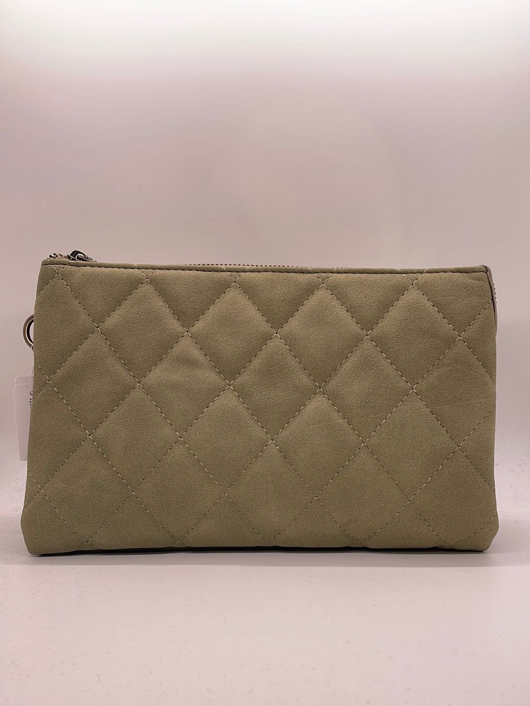 Olive Quilted Lizzy Crossbody w/Guitar Strap