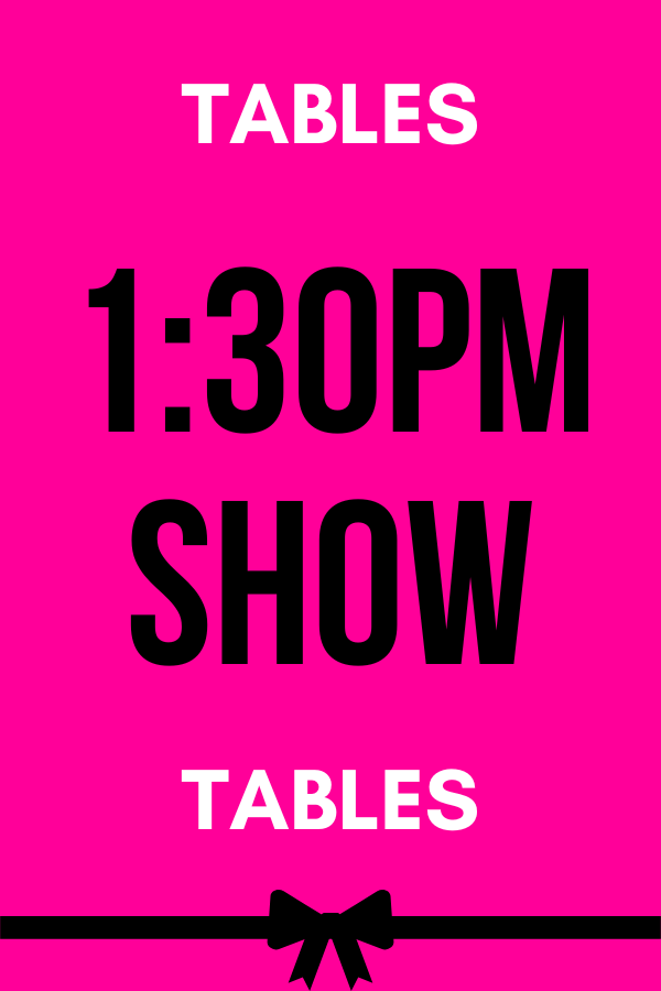 Holiday Fashion Show 2024 1:30 PM SHOW - Full Table Sales