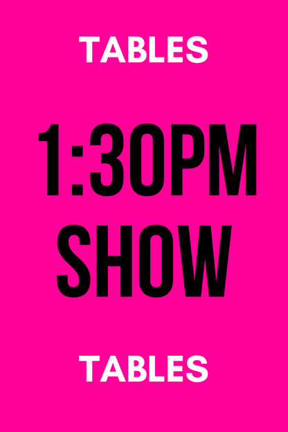 Spring Fashion Show 2025 1:30 PM SHOW - Full Table Sales