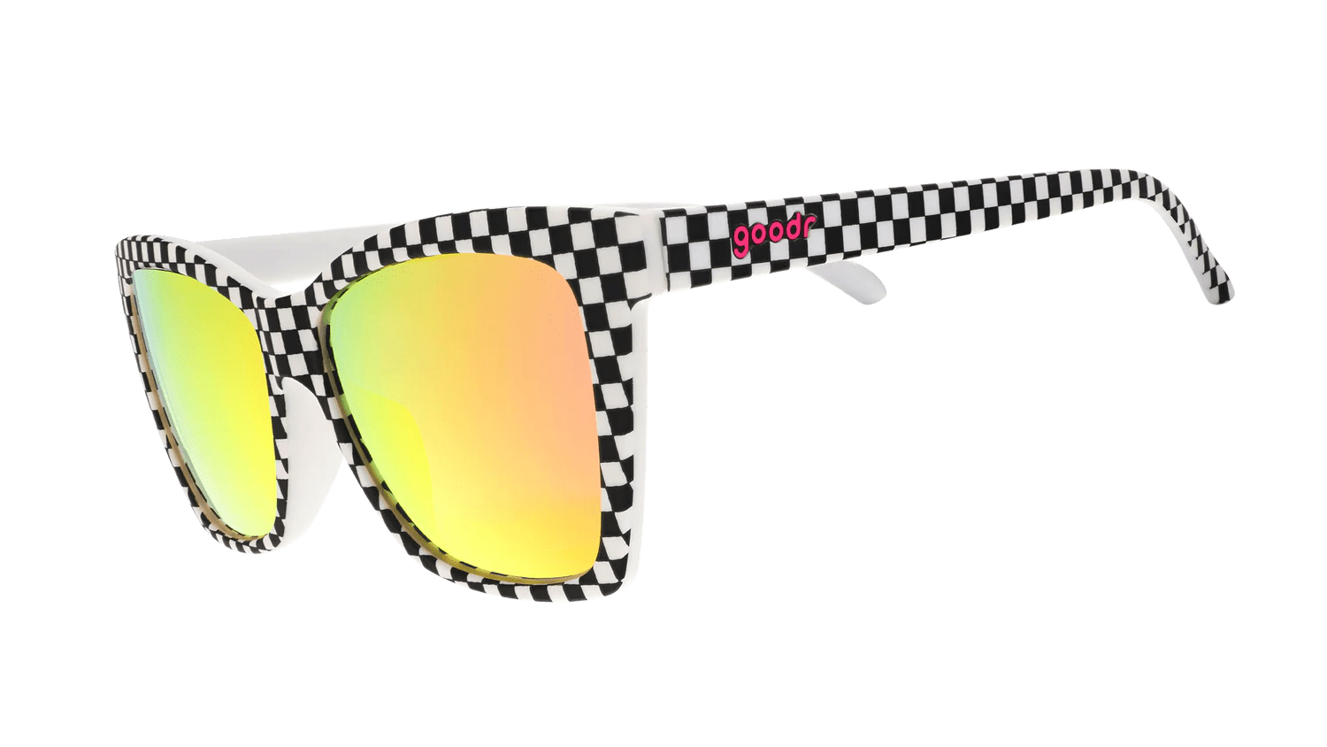 Goodr Server With a Checkered Past Sunglasses