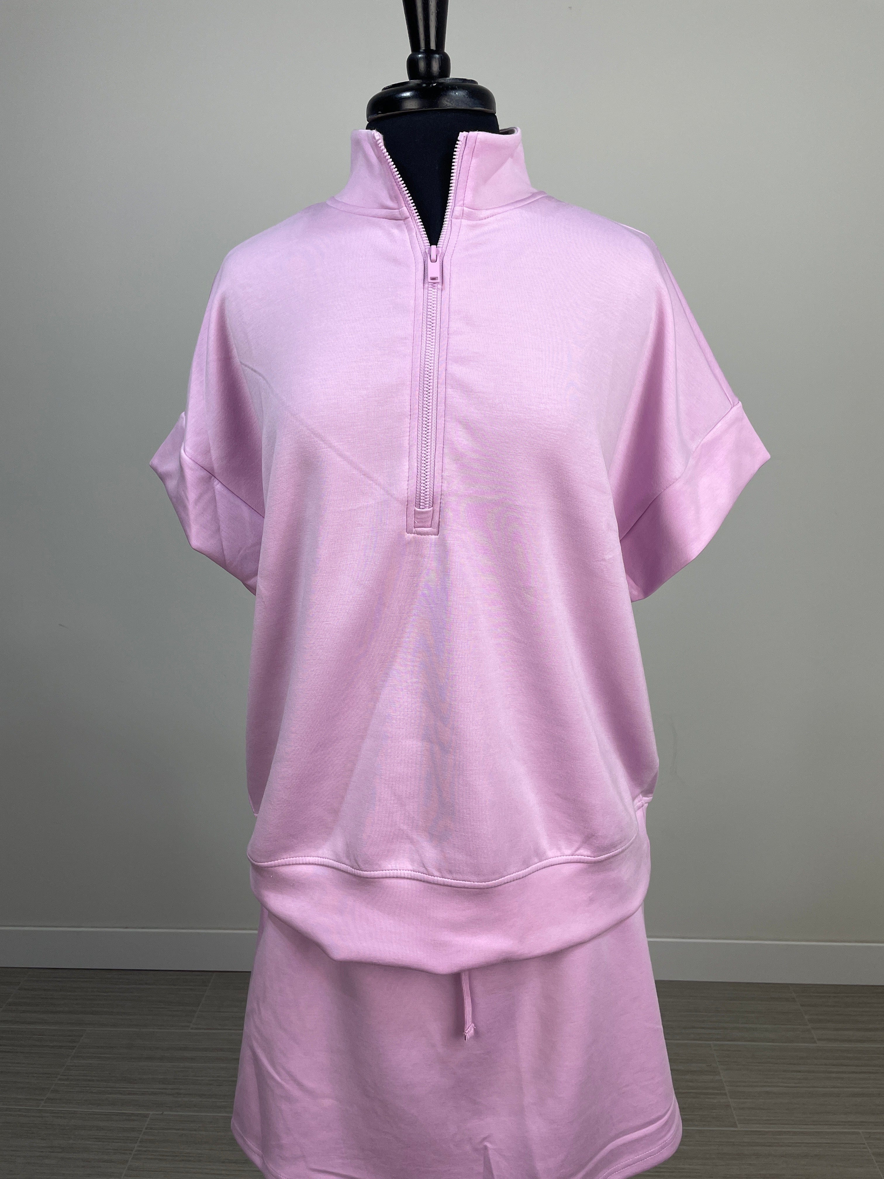 Blossom Modal Quarter Zip Top