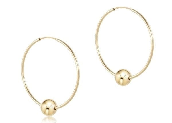 Endless Gold 1.25" Hoop - Classic 8mm Gold