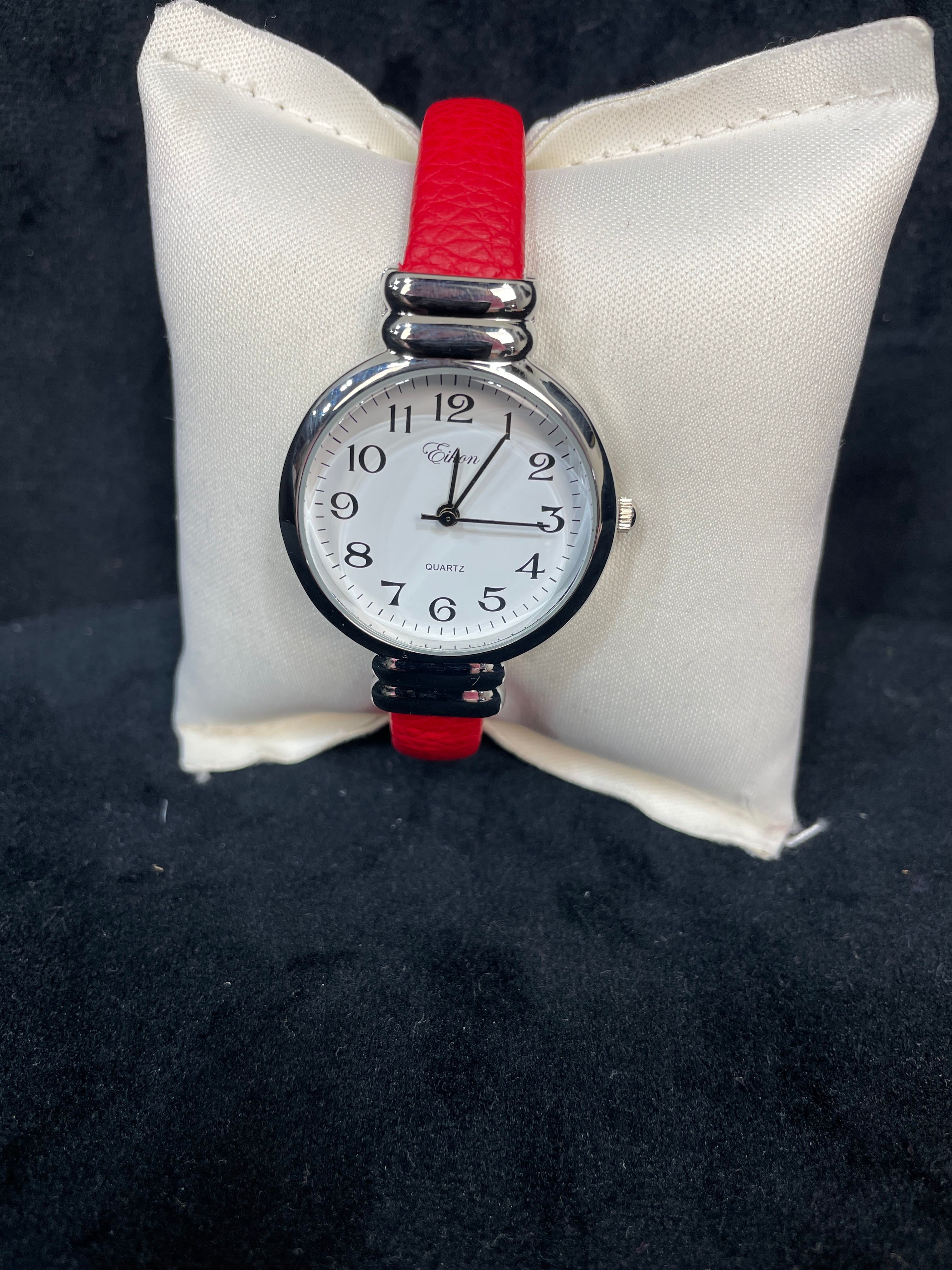 Red Bangle Watch