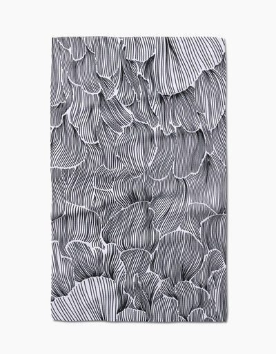 Geometry Posh Petals Fresh Linen Tea Towel