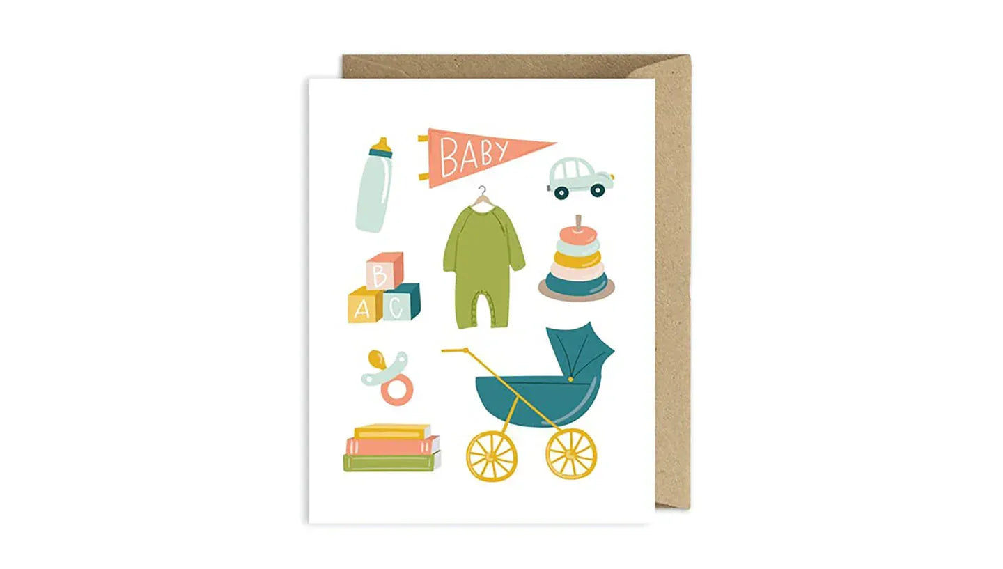 Baby Illustrations Greeting Card