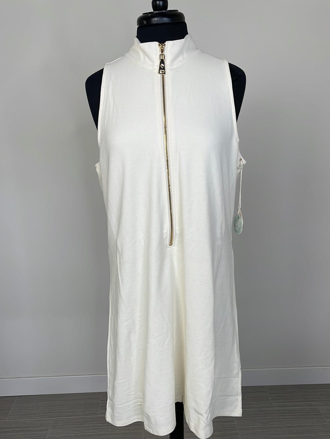 Keira Tennis Dress Pearl White