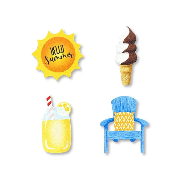 Hello Summer Magnet Set of 4